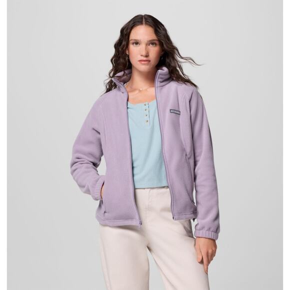 Columbia Jackets & Blazers - Columbia Benton Springs Lavender Full Zip Fleece Jacket Women M Outdoor